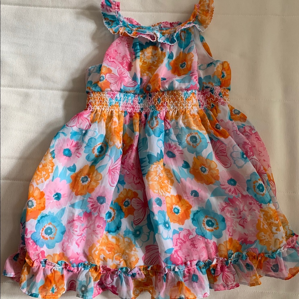 Flowy Floral Toddler Dress